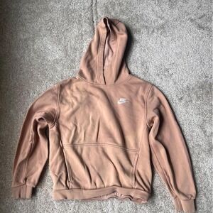 brown Nike hoodie